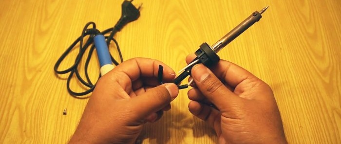 How to make a hot air station from an old soldering iron