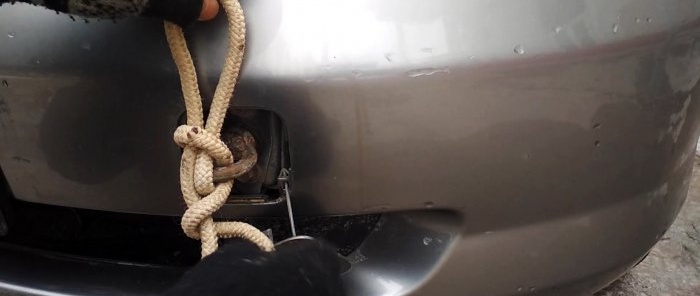 How to tie a strong towing knot that is easy to untie