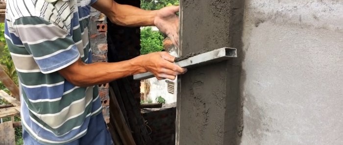 How to make a beautiful frame for window or door openings