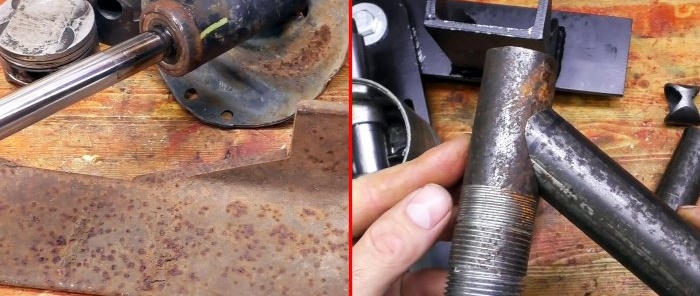 How to use old car parts to make a perfect pipe cutter for joining at any angle