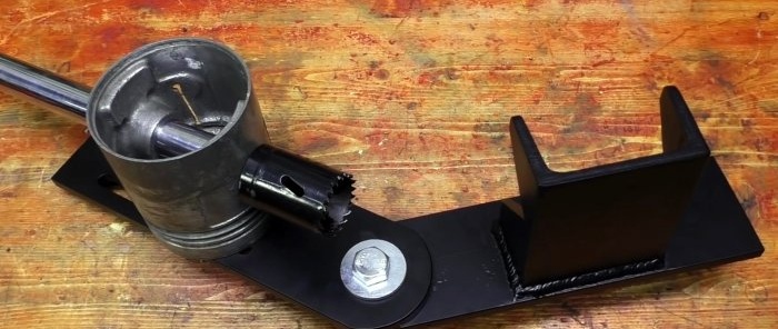 How to use old car parts to make a perfect pipe cutter for joining at any angle