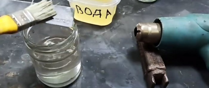 A way to coat steel with zinc without electrolysis at home