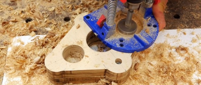 How to make a milling machine with convenient adjustment from a car rack