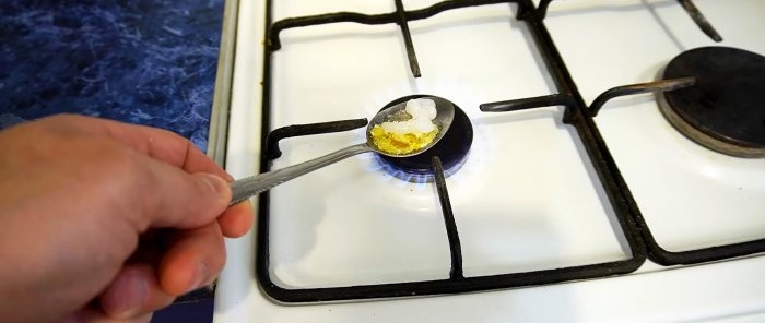 How to prepare active soldering flux from available household ingredients