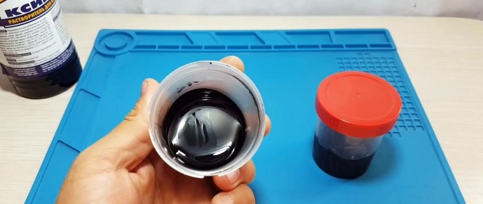 How to make liquid plastic and cover tool handles with it