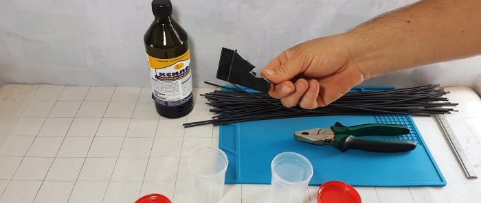 How to make liquid plastic and cover tool handles with it