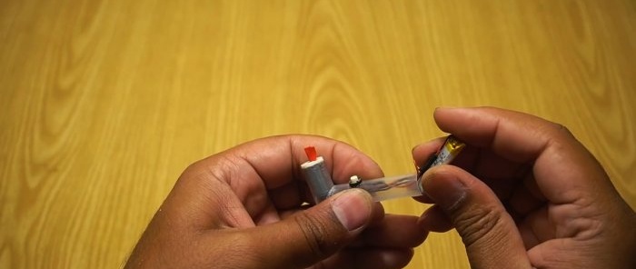 How to make a micro cordless drill with your own hands