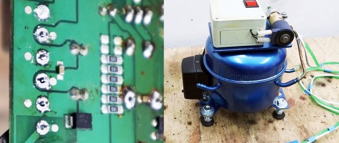 How to make a powerful desalinizer from a refrigerator compressor