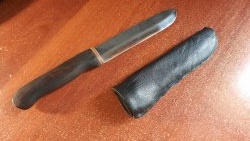 How to make a knife sheath from PVC pipe and leather