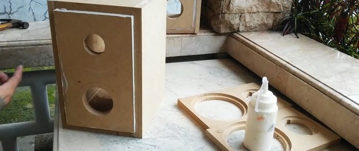 How to assemble speakers from MDF