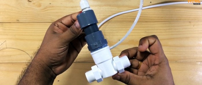 How to make a solenoid valve for water