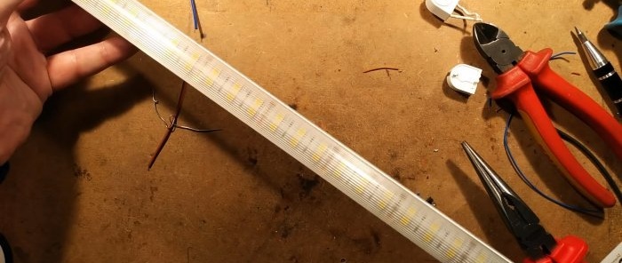 How to convert a fluorescent lamp to LED