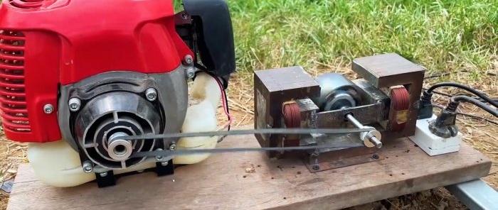 How to make a 220V generator from microwave transformers