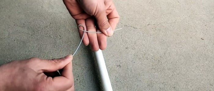 How to make a reliable wire hose clamp without a clamp