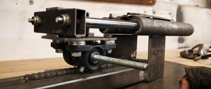 How to make a drilling machine from old shock absorbers no worse than the factory one