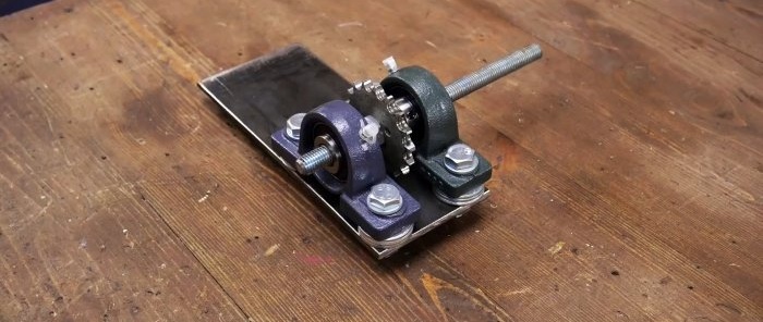 How to make a drilling machine from old shock absorbers no worse than the factory one