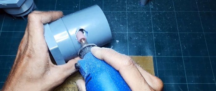 How to make a powerful submersible pump from PVC pipes