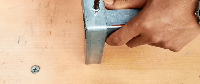 How to connect profile pipes in 3 angles at 90 degrees without welding