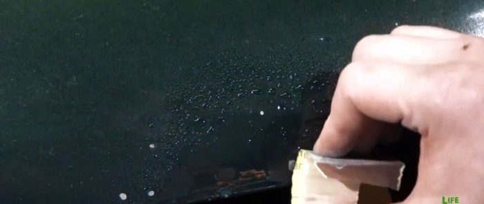 How to cheaply repair chips on a car hood