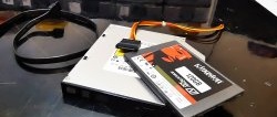 How to upgrade an old laptop by replacing the DVD drive with an SSD