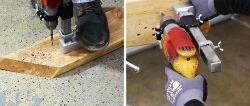 How to make a mini drill stand that you can take with you