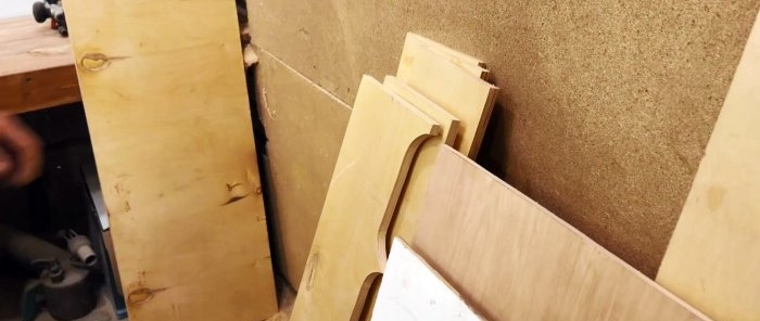 How to make a folding chair from scraps of plywood