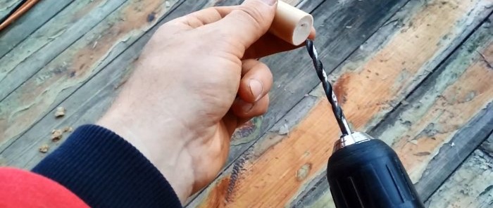 How to quickly stretch a wire through a 25 meter pipe