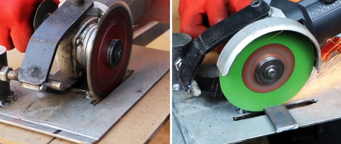 How to make a manual circular saw and a 2 in 1 cross-cutting machine from an angle grinder