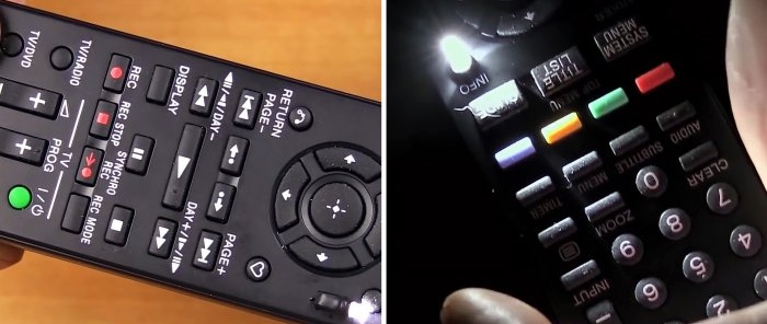 How to make button backlighting for any remote control