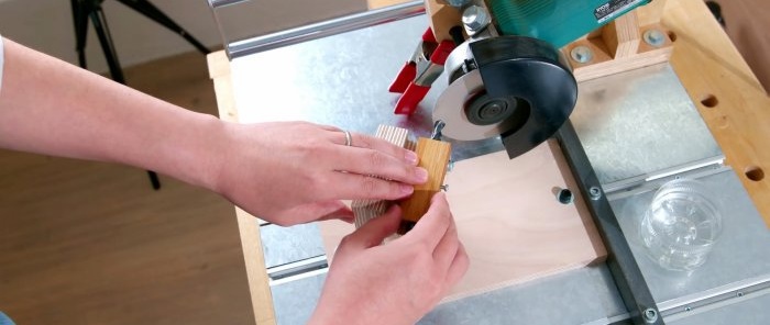 How to make a device for two-angle sharpening of drills from leftover plywood