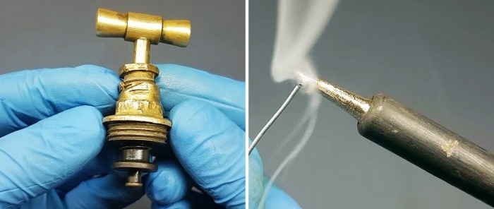 How to make a soldering iron tip from a crane without a lathe