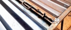 How to make simple metal gate latches from scrap materials