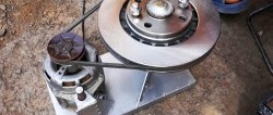 How to assemble a machine for grinding brake discs from a washing machine motor at home