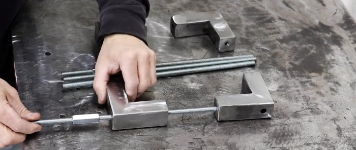 How to make a clamp for assembling frames