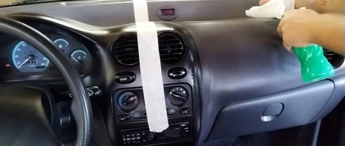 Cheap polish for your car's dashboard