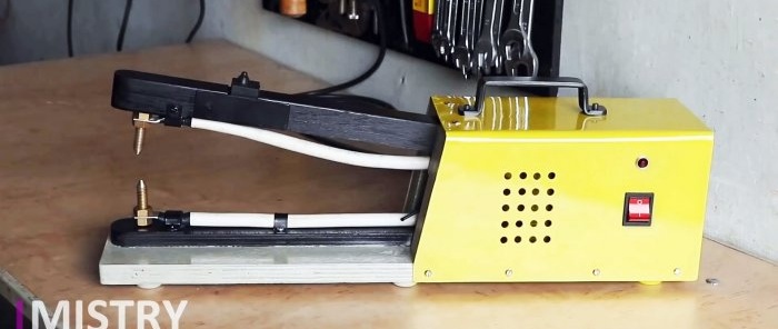 How to make a spot welder from an old microwave transformer