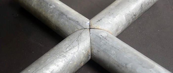 Useful tricks to beautifully weld three or four metal profiles