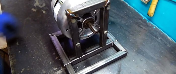 How to make a grinding machine from an old stripper engine