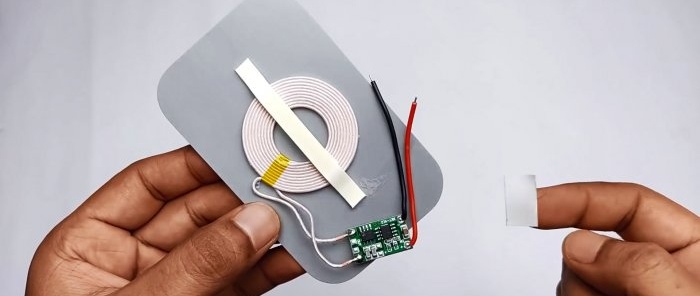 How to make wireless charging for a smartphone