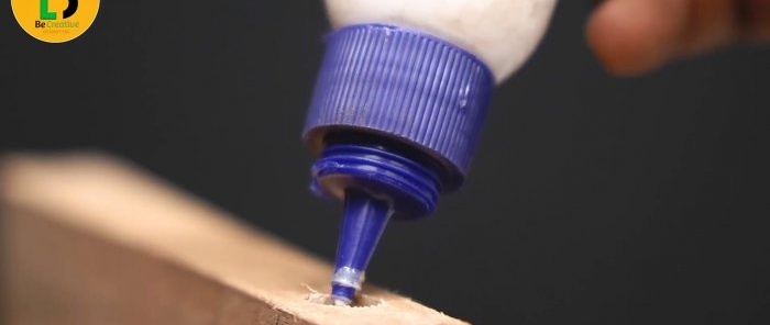 How to install a dowel that cannot be pulled out