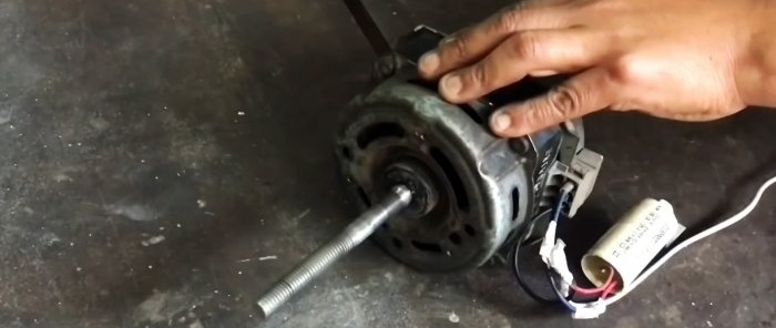 How to make a belt sander based on a washing machine motor