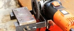 How to make a grinder attachment for an angle grinder from scrap metal