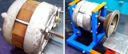 How to make a grinding machine from an old stripper engine