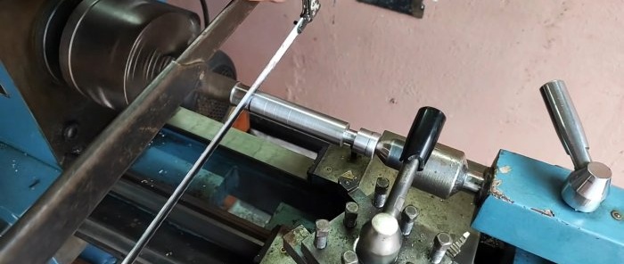 How to make a long clamp with a lifting chute for quick work