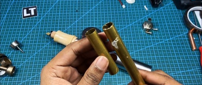 How to make a hot air gun for soldering from a regular soldering iron