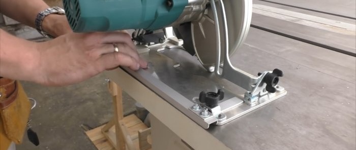 How to make a guide for a hand saw and cut boards exactly like on a stationary circular saw