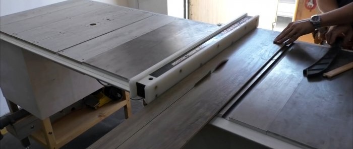 How to make a guide for a hand saw and cut boards exactly like on a stationary circular saw