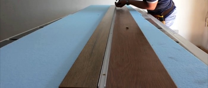 How to make a guide for a hand saw and cut boards exactly like on a stationary circular saw