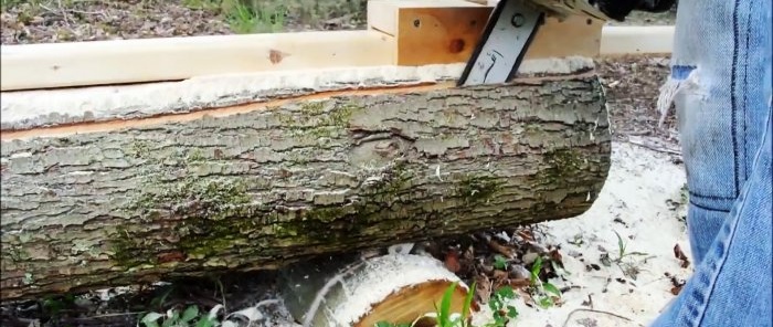 The simplest guide for cutting logs into boards with a chainsaw with your own hands