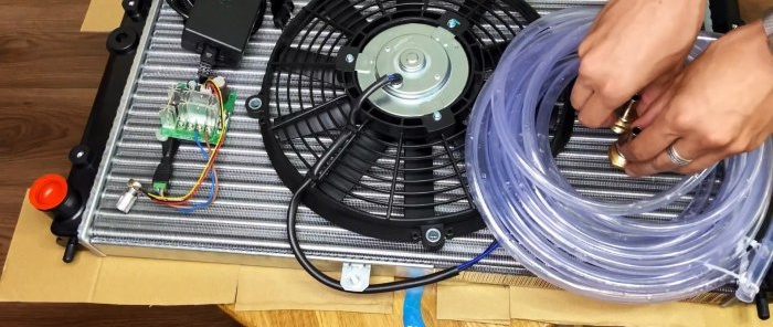 How to make an air conditioner from car components